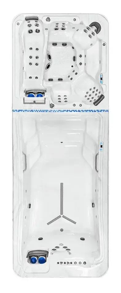 Artesian Spas DT-21 Fitspa Swim Spa official product view 3