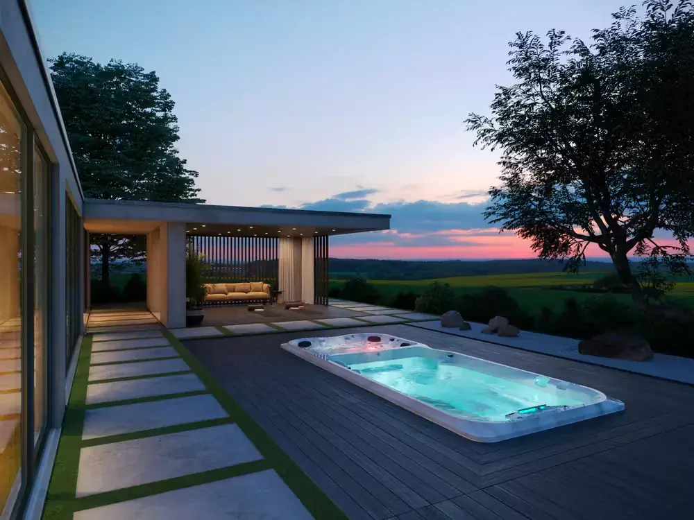 Jacuzzi® J-19DT PowerPro Swim Spa official product view 5